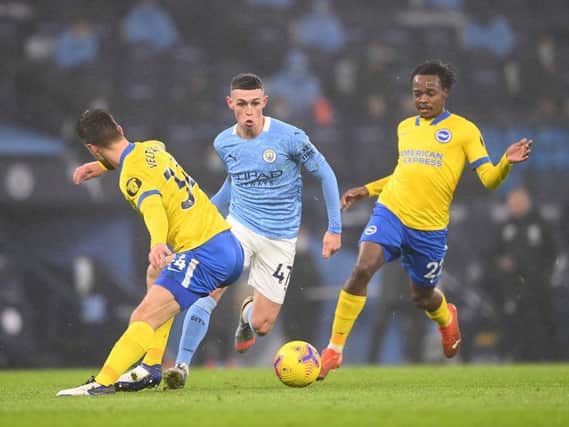 Watching Phil Foden, Percy Tau and Co is giving us all something to focus on / Picture: Getty