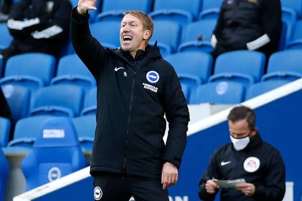 Brighton and Hove Albion head coach Graham Potter may tweak his style at Leeds this Saturday
