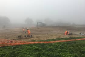 Northern Arc development in Burgess Hill. Picture: Simon Stevens and Archaeology South East