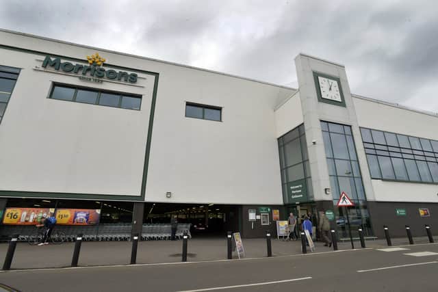 Morrisons at Lottbridge Drive in Eastbourne (Photo by Jon Rigby) SUS-171026-093013008