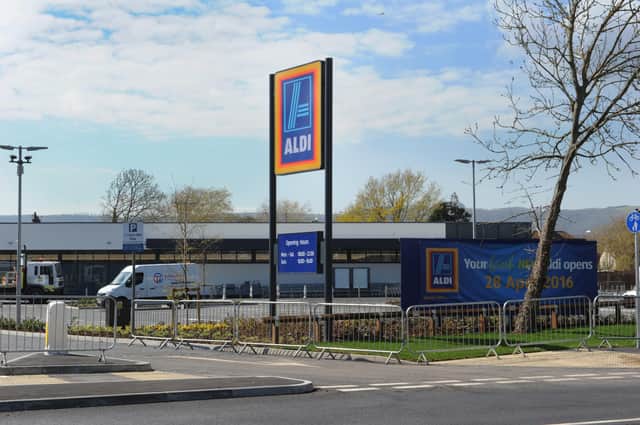 Aldi Store in Eastbourne (Photo by Jon Rigby) SUS-160414-093559008