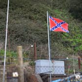 Confederate Flag pictured at Hastings Motor Boat And Yacht. SUS-210119-130138001