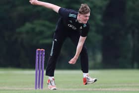 Sean Hunt bowling for Surrey U18s in 2018 / Picture: Getty