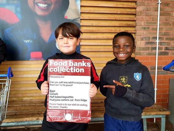 The juniors also backed work to boost the local food bank
