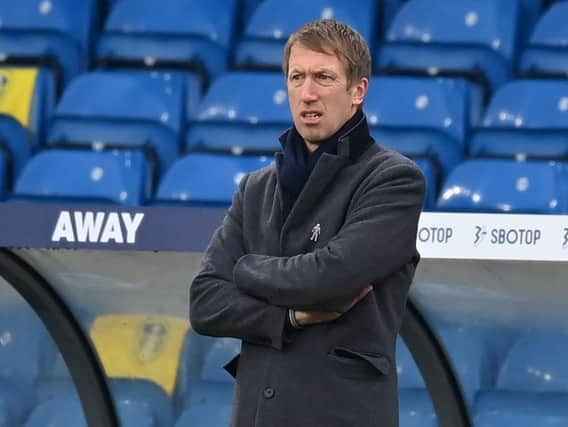 Brighton and Hove Albion head coach Graham Potter perhaps revealed more than he expected