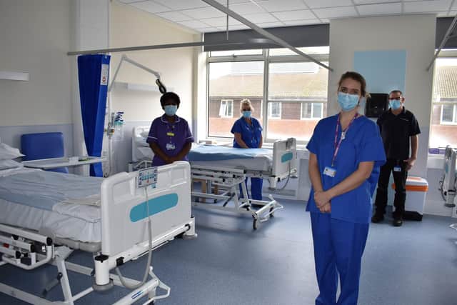 The new Devonshire Ward, photo by East Sussex Healthcare NHS Trust SUS-210125-153805001