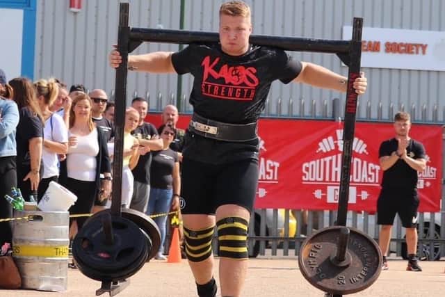 Jack Wadman hopes to one day become the world's strongest man