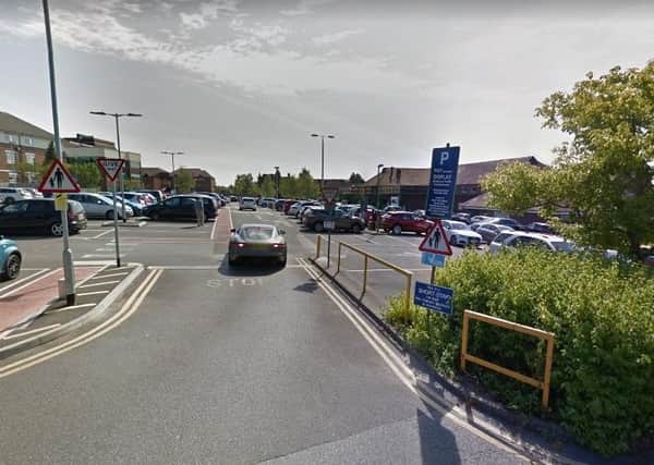 Car park behind the Orchards Shopping Centre (photo from Google Maps Street View)