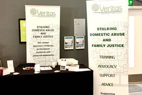 Banners explaining Veritas Justice's unique approach, combining professional expertise with personal experience