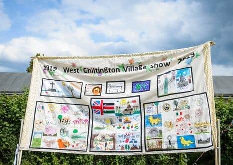West Chiltington Village Show Creative Threads Project 2019 banner