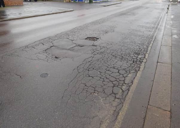 The current road surface in Teville Road