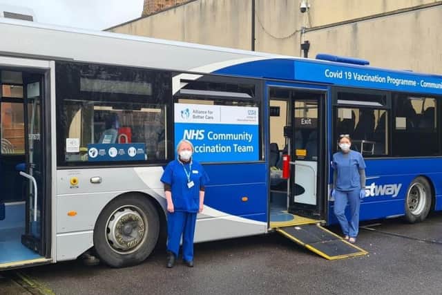 The mobile vaccination unit