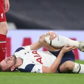 Tottenham striker Harry Kane injured his ankle against Liverpool and is a doubt for Brighton