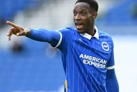 Brighton striker Danny Welbeck continues to struggle with a knee problem and is ruled out for this Sunday
