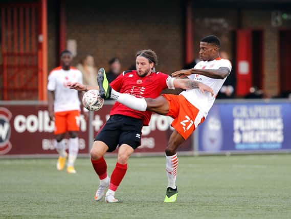 Eastbourne Borough have had to play behind closed doors for all but one home game this season / Picture: Lydia Redman