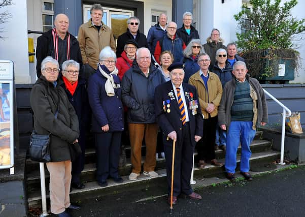 Local groups pictured outside the Drill Hall this time last year