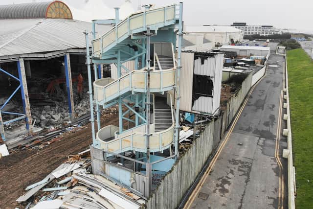 As part of its plan to welcome back up to 4,500 guests this year, Butlin's has 'taken the opportunity' to remove its old pool. Photo: Eddie Mitchell
