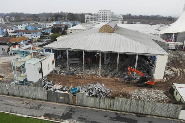 Demolition works began last week. Photo: Eddie Mitchell
