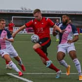 Eastbourne Borough in action against Dulwich earlier in the season / Picture: Andy Pelling