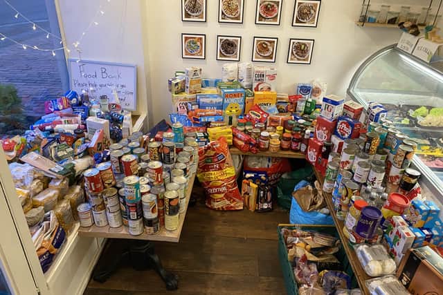 Bee Sweet in Worthing has set up a food bank for families in need