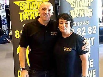 Sally McElhinney has owned Yellow Star Taxis with her husband, Paul, for 11 years