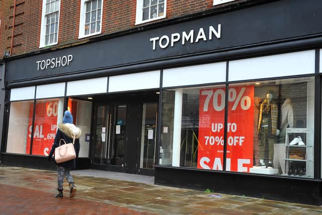 Topshop Chichester. Pic Steve Robards SR2102032 SUS-210302-094848001
