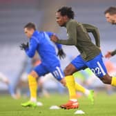 South Africa striker Percy Tau could be recalled to the starting line-up to face Liverpool at Anfield