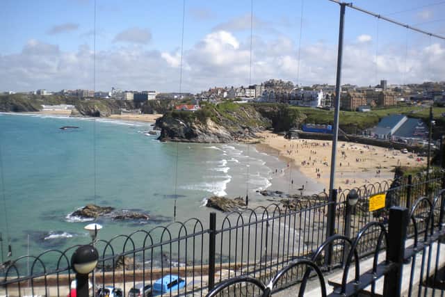Newquay beach, photo by Louise Robertson