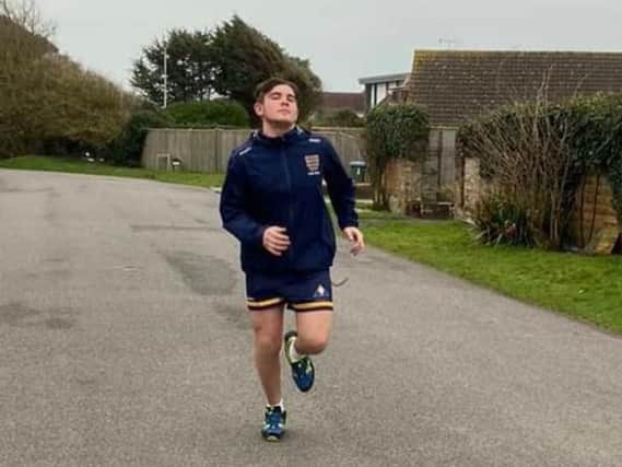 Running challenges have started with the aim of raising money for a new Worthing Rugby Club roof