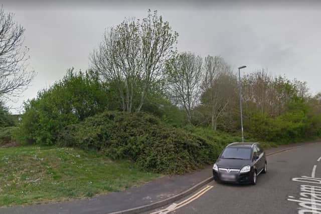 Greenfield land off Bodiam Drive is set to be developed by the council (Photo from Google Maps Street View)
