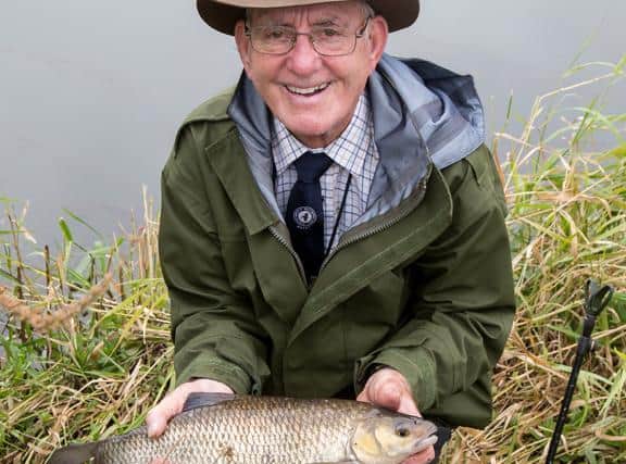 Martin James MBE, angling journalist, fisherman, winter member of Petworth and Bognor AC and big fan of the Rother