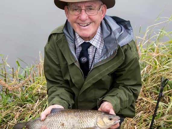 Martin James MBE, angling journalist, fisherman, winter member of Petworth and Bognor AC and big fan of the Rother