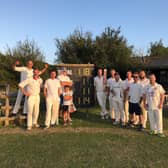 The Shoreham Swingers after one of their games last summer