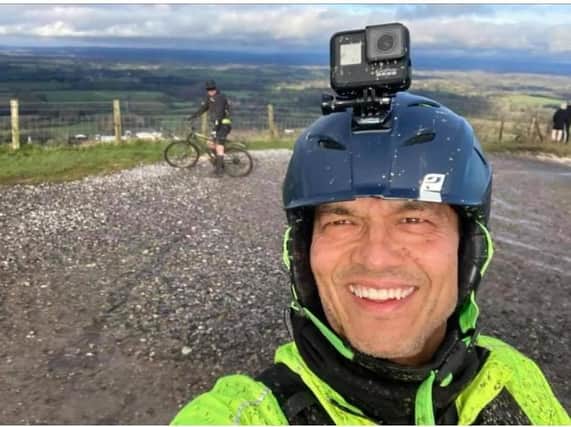 Dipak Karki posted his 28km bike  ride as part of the challenge