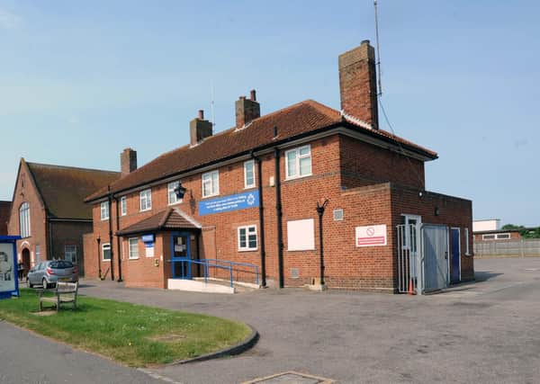 The police station site pictured in 2013 before its closure