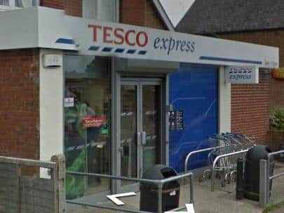 The Tesco Express store on St James' Road has been chosen to be fully refitted as a One Stop to 'better serve the local community'. Photo: Google Street View