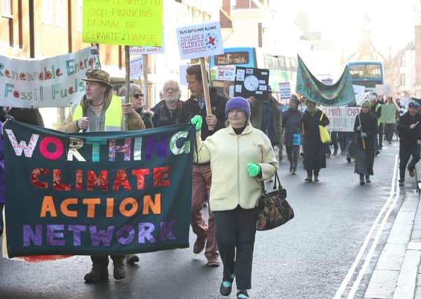 A previous climate action group march through Chichester. Picture by Derek Martin