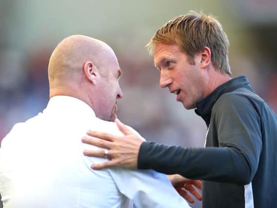 Graham Potter's inform Brighton will take on Sean Dyche's Burnley at Turf Moor this Saturday