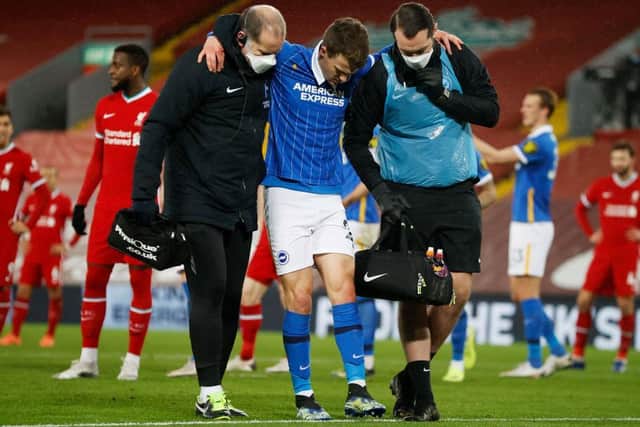Solly March is out for 12 weeks after a knee injury sustained during the victory at Liverpool