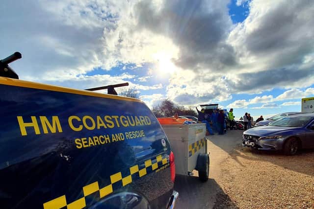 In an emergency out at sea, on the beach or along the coast dial and ask for the Coastguard. Photo: Selsey Coastguard Rescue Team