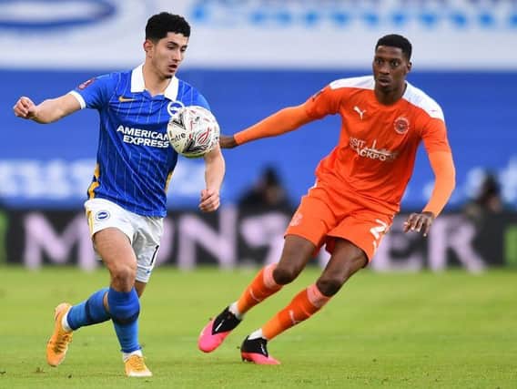 Brighton academy graduate Steven Alzate is set for a starting role against Leicester in the FA Cup
