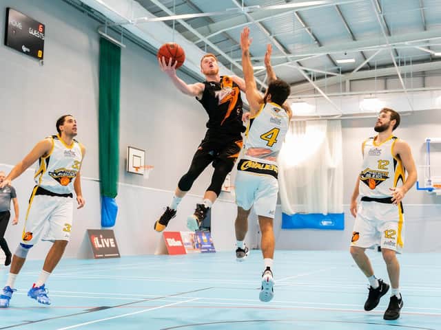Cameron Hildreth in recent Worthing Thunder action / Picture: Kyle Hemsley