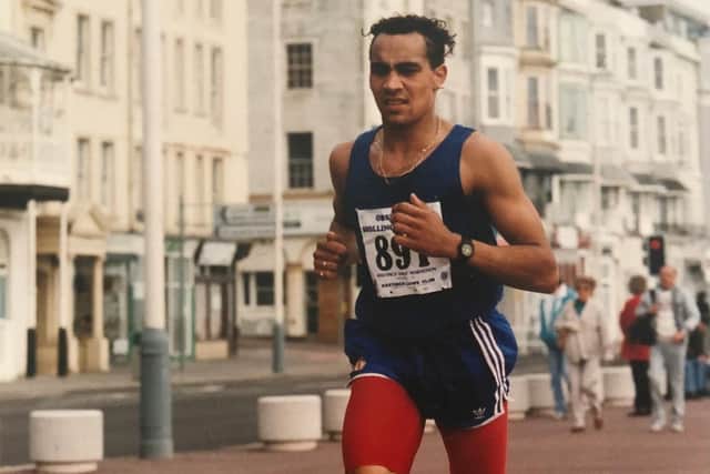 Paul Balch was a familiar figure in the Hastings Half Marathon