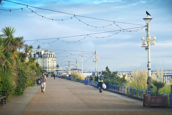 Eastbourne seafront: SUS-201011-132403001