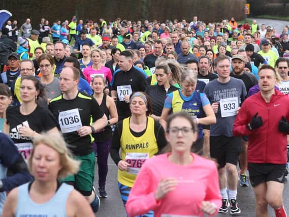 Last year's 10k - and scenes that we have not seen this year because of lockdown restrictions / Picture: Derek Martin