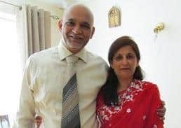 Missing Fatima Mohamed-Ali with her husband Mohamed. Picture: Missing People