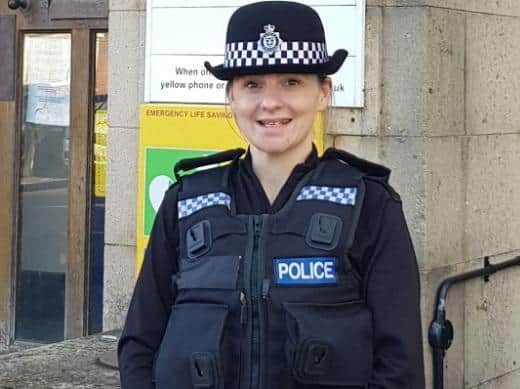 Sergeant Amy McAlees of the Arun and Chichester Neighbourhood Policing Team. Photo: Sussex Police