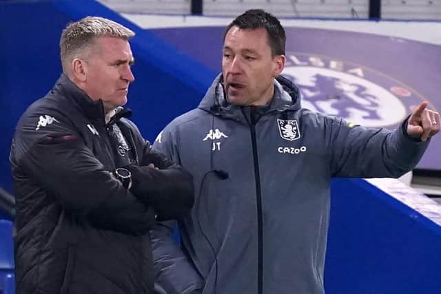 Dean Smith and John Terry have worked well together at Aston Villa