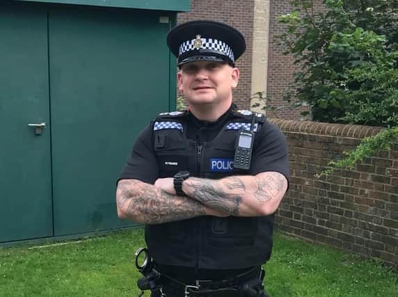 PC Doug Franks. Picture: Sussex Police Federation