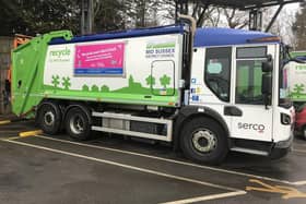 Mid Sussex waste collection lorry